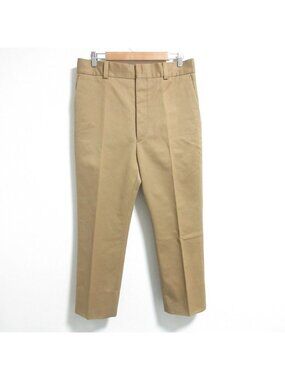 Balenciaga Center Crease Tapered Pants Brown Spring Summer Fall Winter 44
